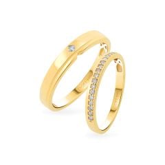 Nhẫn cưới 14K DOJI AWMG111944F1ML1 - AWFG111944F1ML1