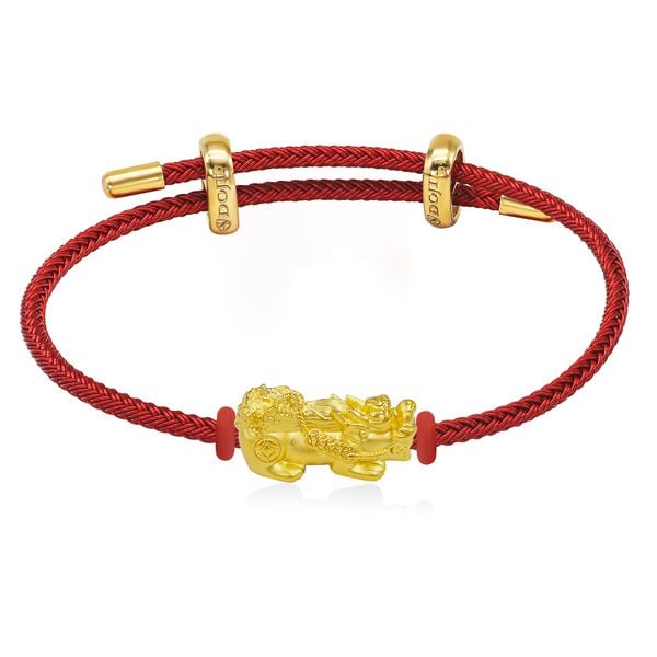 Vòng charm tỳ hưu vàng 24K DOJI BCB5000800A1XX1