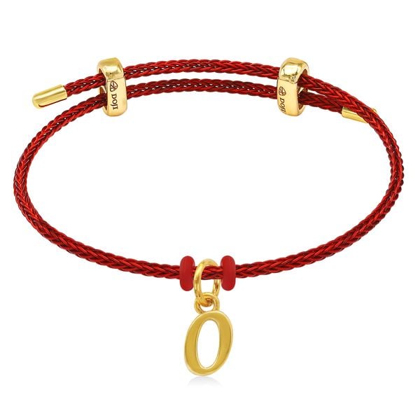 Vòng charm chữ O vàng 24K DOJI BCB5005430A1XX1