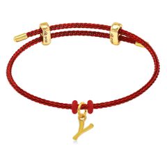Vòng charm chữ Y vàng 24K DOJI BCB5005520A1XX1