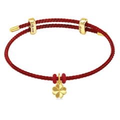 Vòng charm cỏ bốn lá vàng 24K DOJI BCB5005620A1XX1