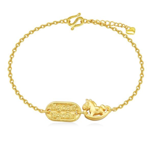 Vòng charm cho bé vàng 24K DOJI BFB7000950A1XX1