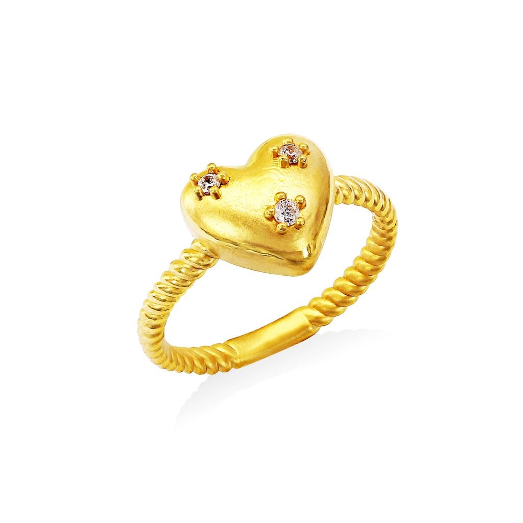 Nhẫn vàng 24K gắn đá CZ DOJI BLR5000260A1CZ1 