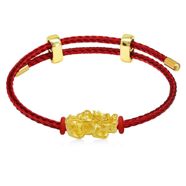 Vòng charm tỳ hưu vàng 24K DOJI BCB5000110A1XX1