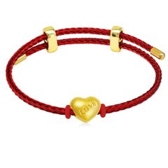 Vòng charm trái tim vàng 24K DOJI BCB5000440A1XX1