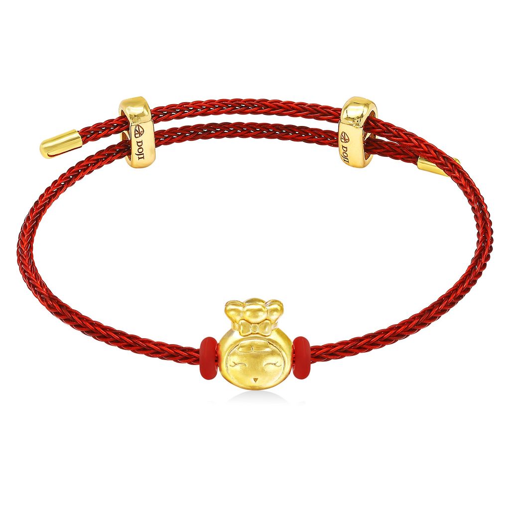 Vòng charm túi vàng vàng 24K DOJI BCB5000450A1XX1 