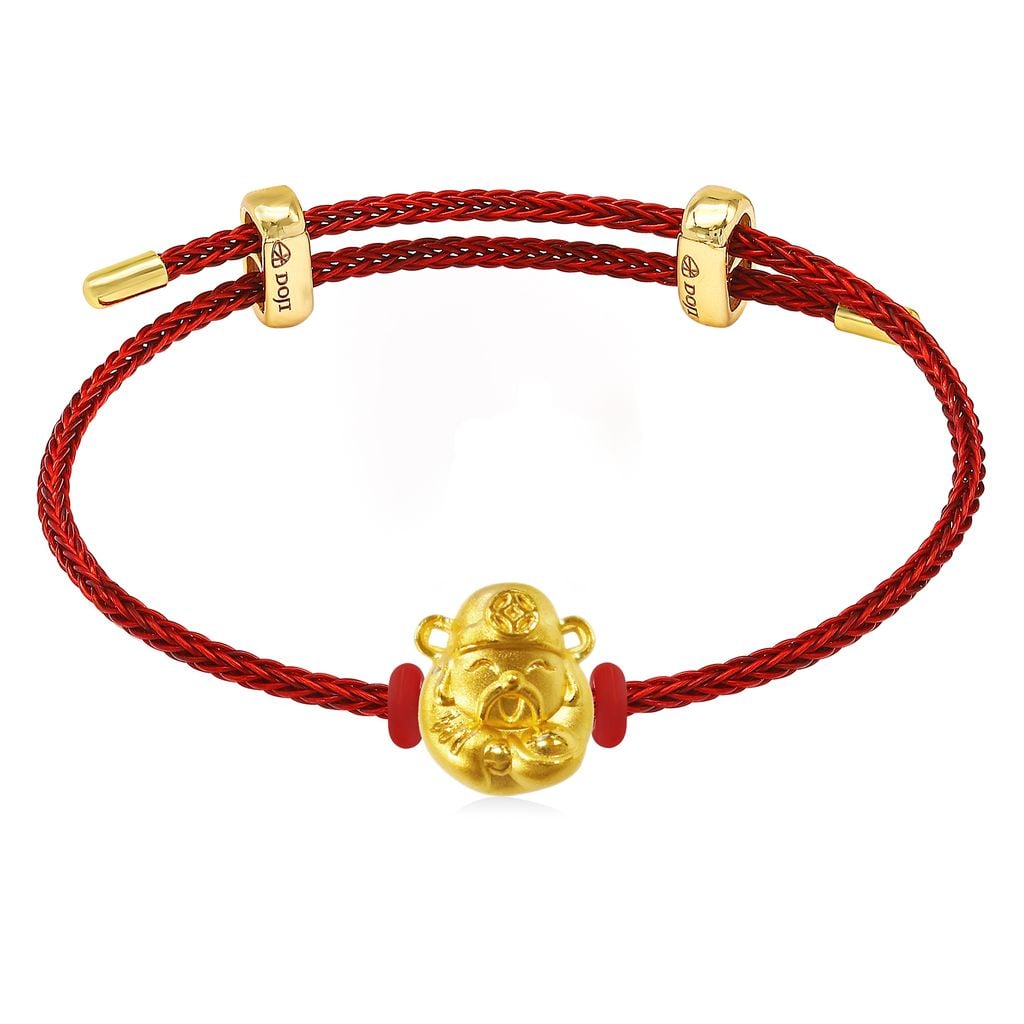Vòng charm thần tài vàng 24K DOJI BCB5000580A1XX1 