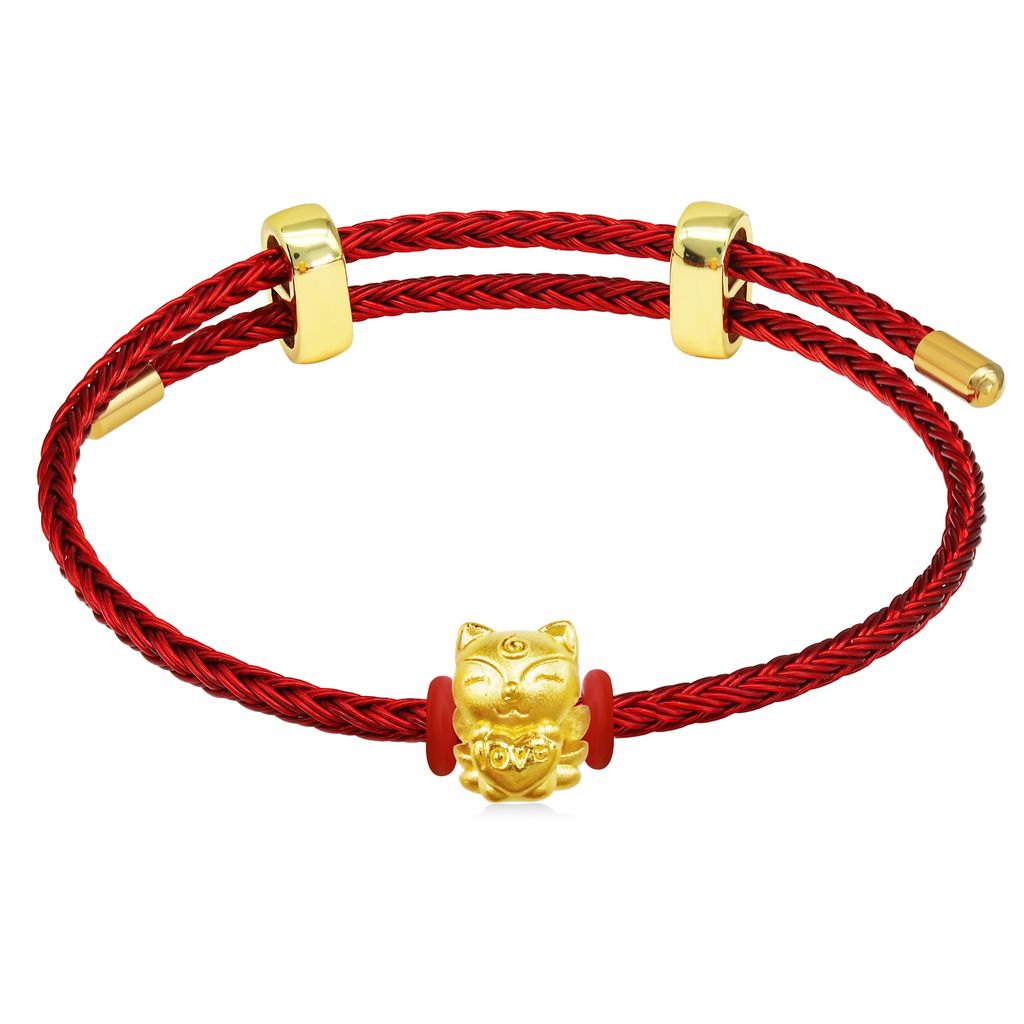 Vòng charm hồ ly vàng 24K DOJI BCB5001070A1XX1 