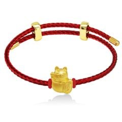 Vòng charm mèo chiêu tài vàng 24K DOJI BCB5001120A1XX1