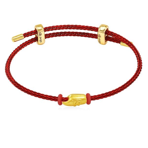 Vòng charm hạt gạo vàng 24K DOJI BCB5001190A1XX1