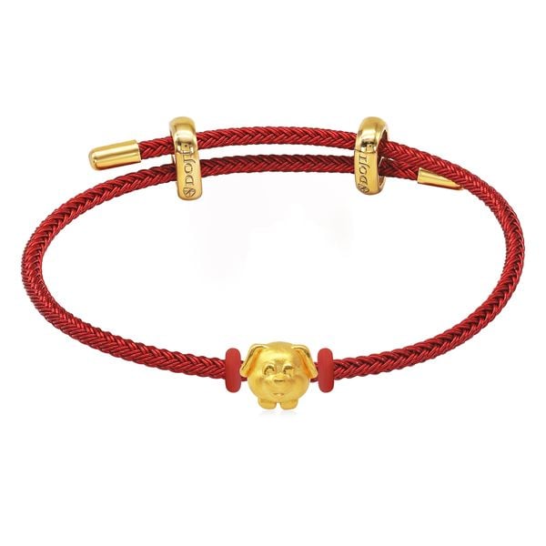 Vòng charm kim tuất vàng 24K DOJI BCB5001940A1XX1