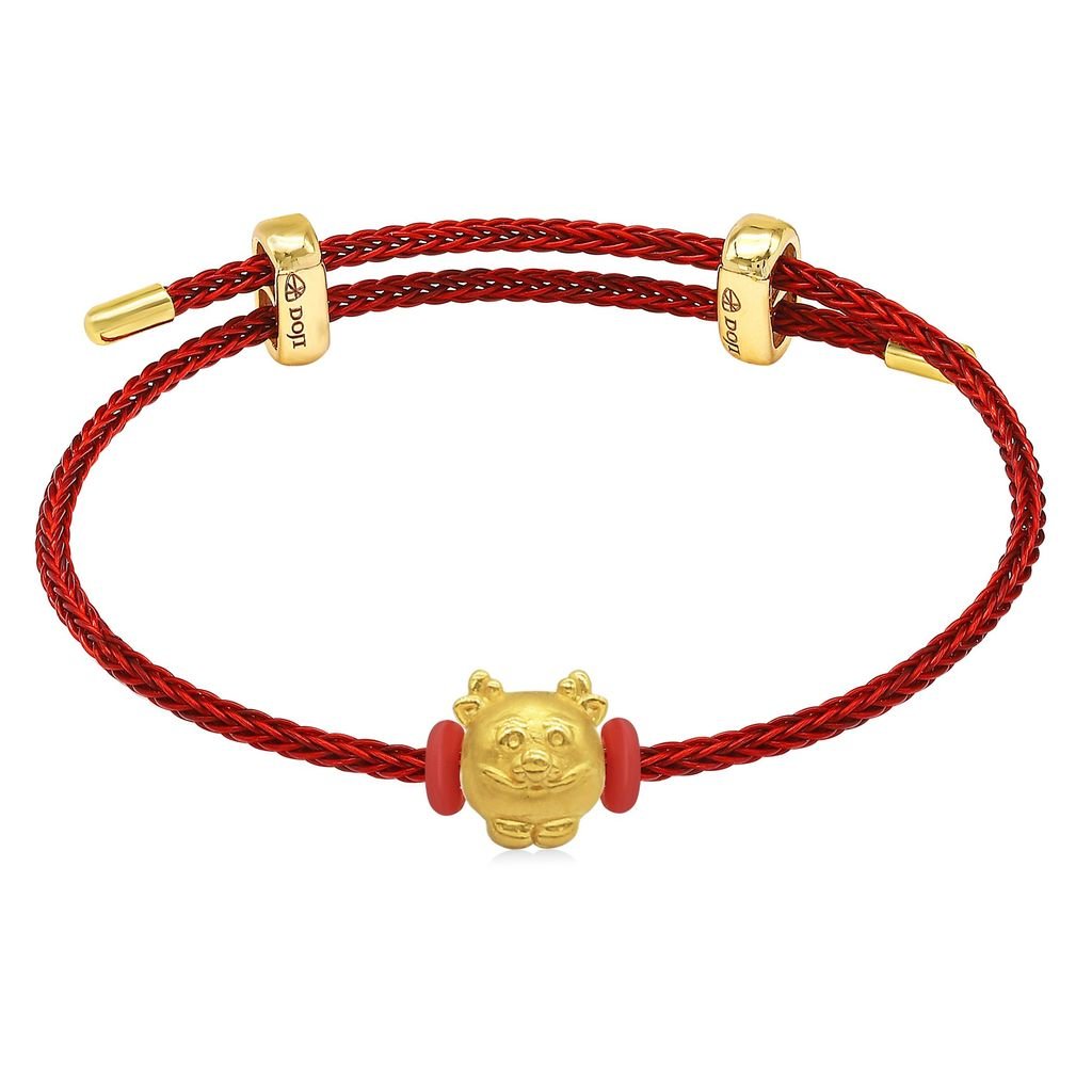 Vòng charm kim thìn vàng 24K DOJI BCB5001980A1XX1 