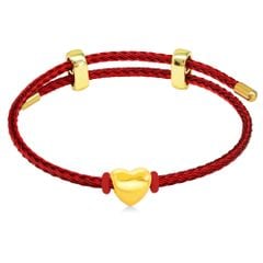 Vòng charm trái tim vàng 24K DOJI BCB5002400A1XX1