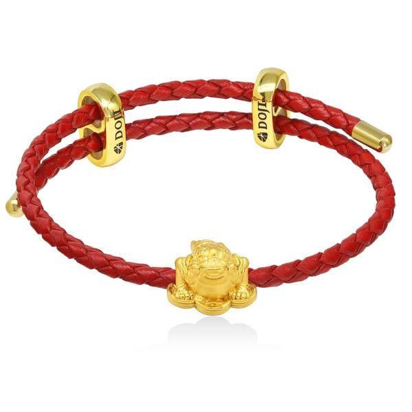 Vòng charm thiềm thừ vàng 24K DOJI BCB5002410A1XX1