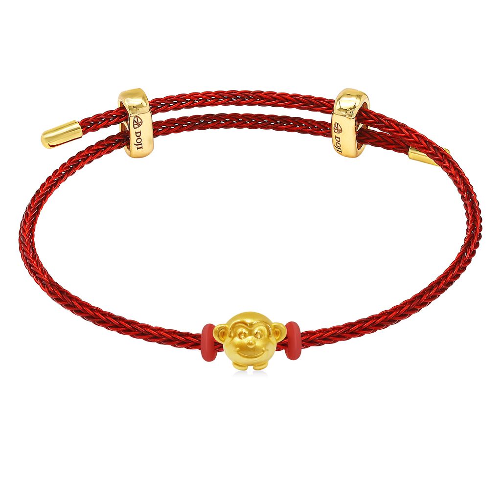 Vòng charm kim thân vàng 24K DOJI BCB5002510A1XX1 