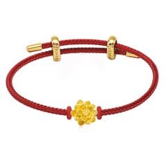 Vòng charm hoa sen vàng 24K DOJI BCB5002820A1XX1