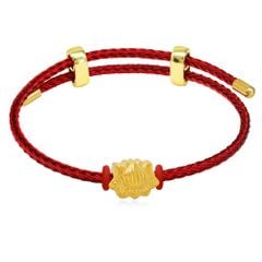 Vòng charm hoa sen vàng 24K DOJI BCB5003000A1XX1