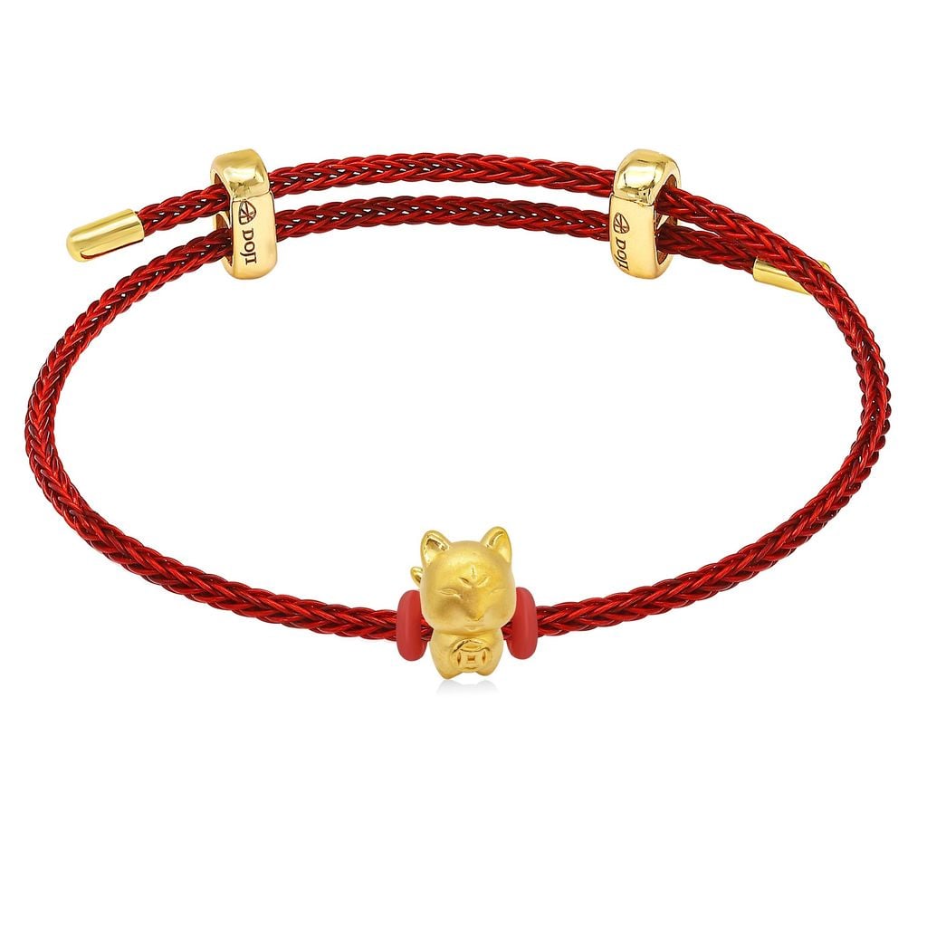 Vòng charm hồ ly vàng 24K DOJI BCB5003050A1XX1 