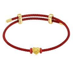 Vòng charm trái tim vàng 24K DOJI BCB5004170A1XX1
