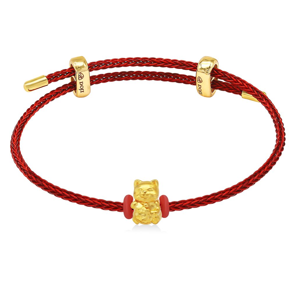 Vòng charm kim mão vàng 24K DOJI BCB5004590A1XX1 
