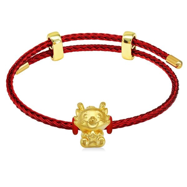 Vòng charm kim thìn vàng 24K DOJI BCB5004890A1XX1