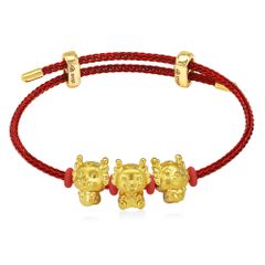 Vòng charm kim thìn vàng 24K DOJI BCB5004940A1XX1