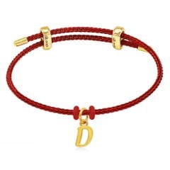 Vòng charm chữ D vàng 24K DOJI BCB5005320A1XX1