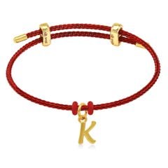 Vòng charm chữ K vàng 24K DOJI BCB5005390A1XX1