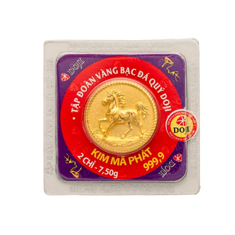 Kim Mã Phát Lộc (2 chỉ) 