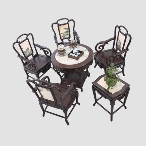 Bộ Bàn Trà Móc Đào - 1372