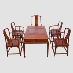 Bộ Bàn Trà Gỗ Hương Lào - 1387