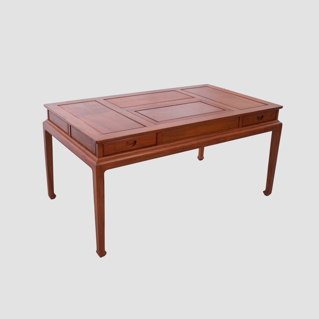 Bộ Bàn Trà Gỗ Hương Lào - 1387