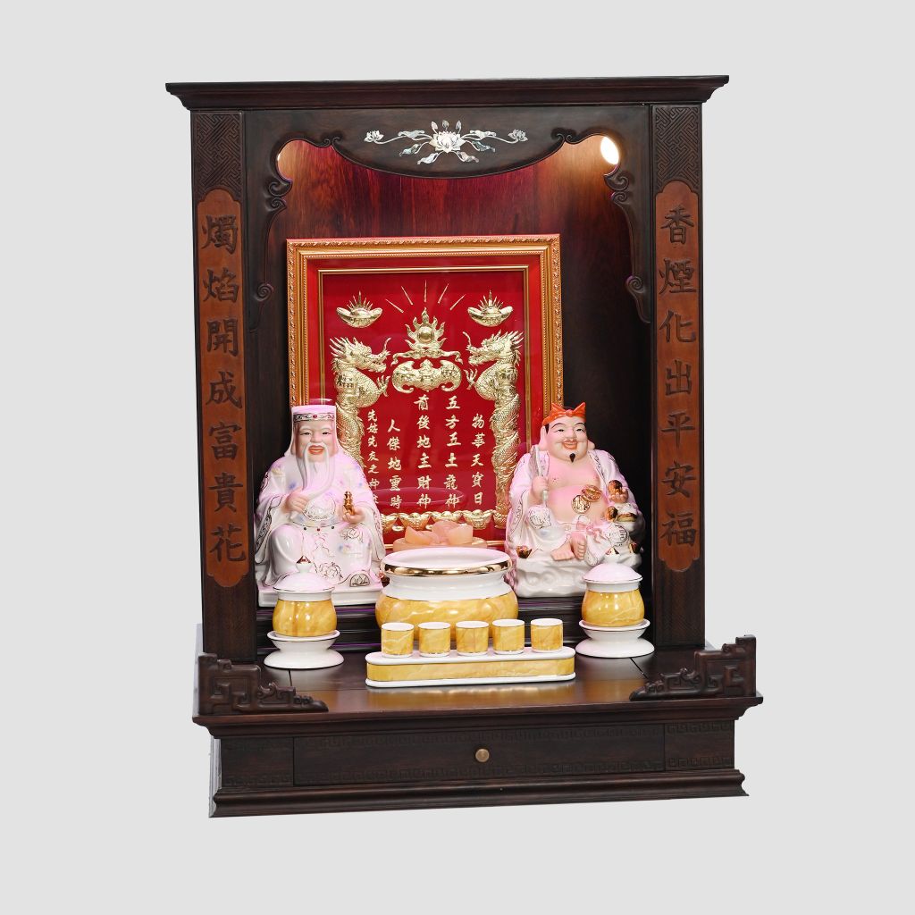 Bàn thờ Thần Tài - Thổ Địa trung - HT34