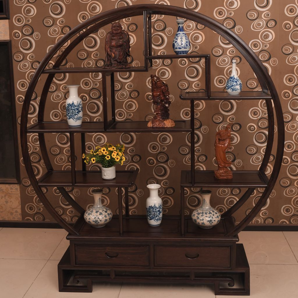 Kệ Tròn - Gỗ Chiêu Liêu - K1245