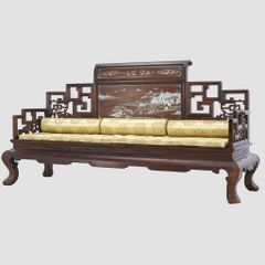 Bộ Salon Sơn Thủy - Gỗ Paorosa- 1232