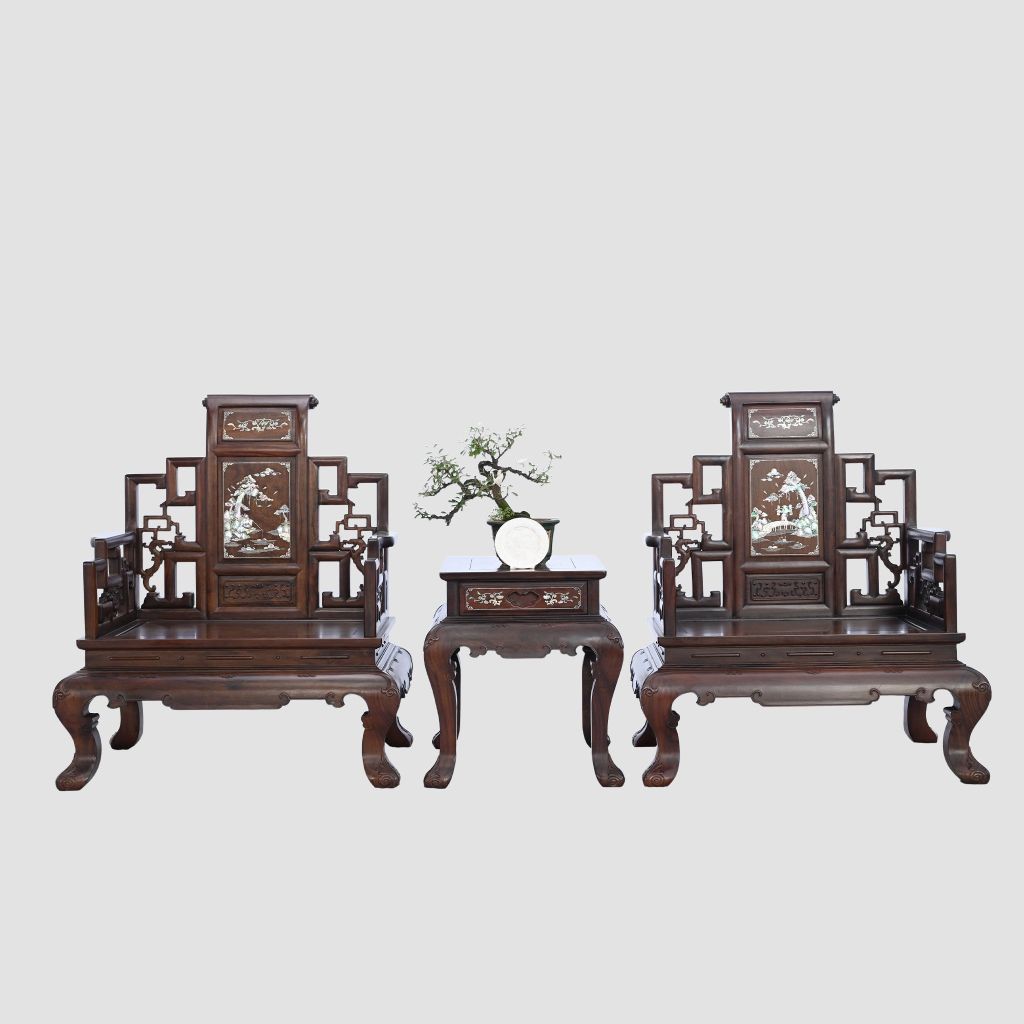 Bộ Salon Sơn Thủy  - Gỗ Cẩm Lai - 1232