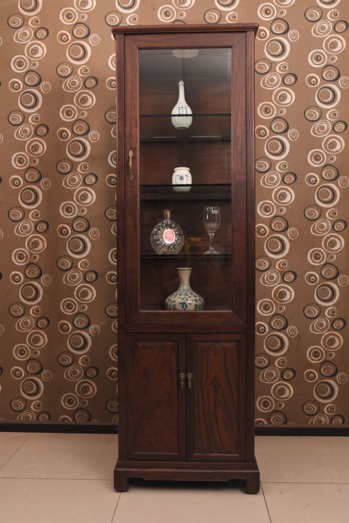Tủ Kính - Gỗ Chiêu Liêu - T1263