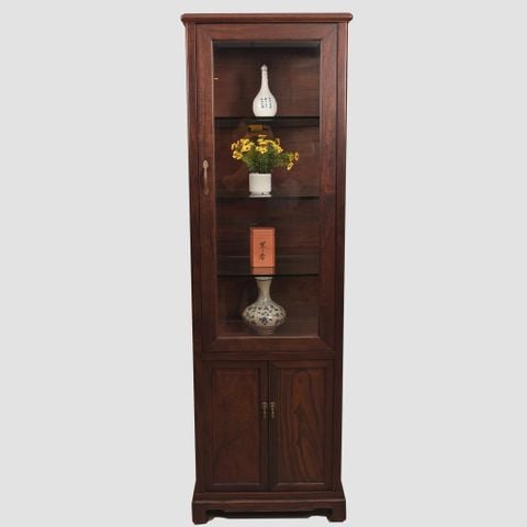 Tủ Kính - Gỗ Chiêu Liêu - T1263