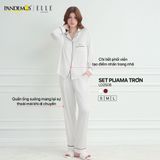  Đồ ngủ lụa Pijama dài tay cao cấp ELLE Pandemos LD2508 