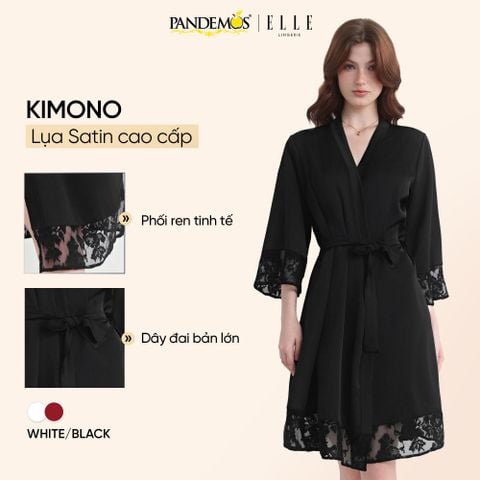  Kimono ren cao cấp ELLE Pandemos sang trọng, chất liệu mềm mại LN2506 