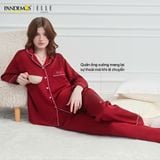  Đồ ngủ lụa Pijama dài tay cao cấp ELLE Pandemos LD2508 