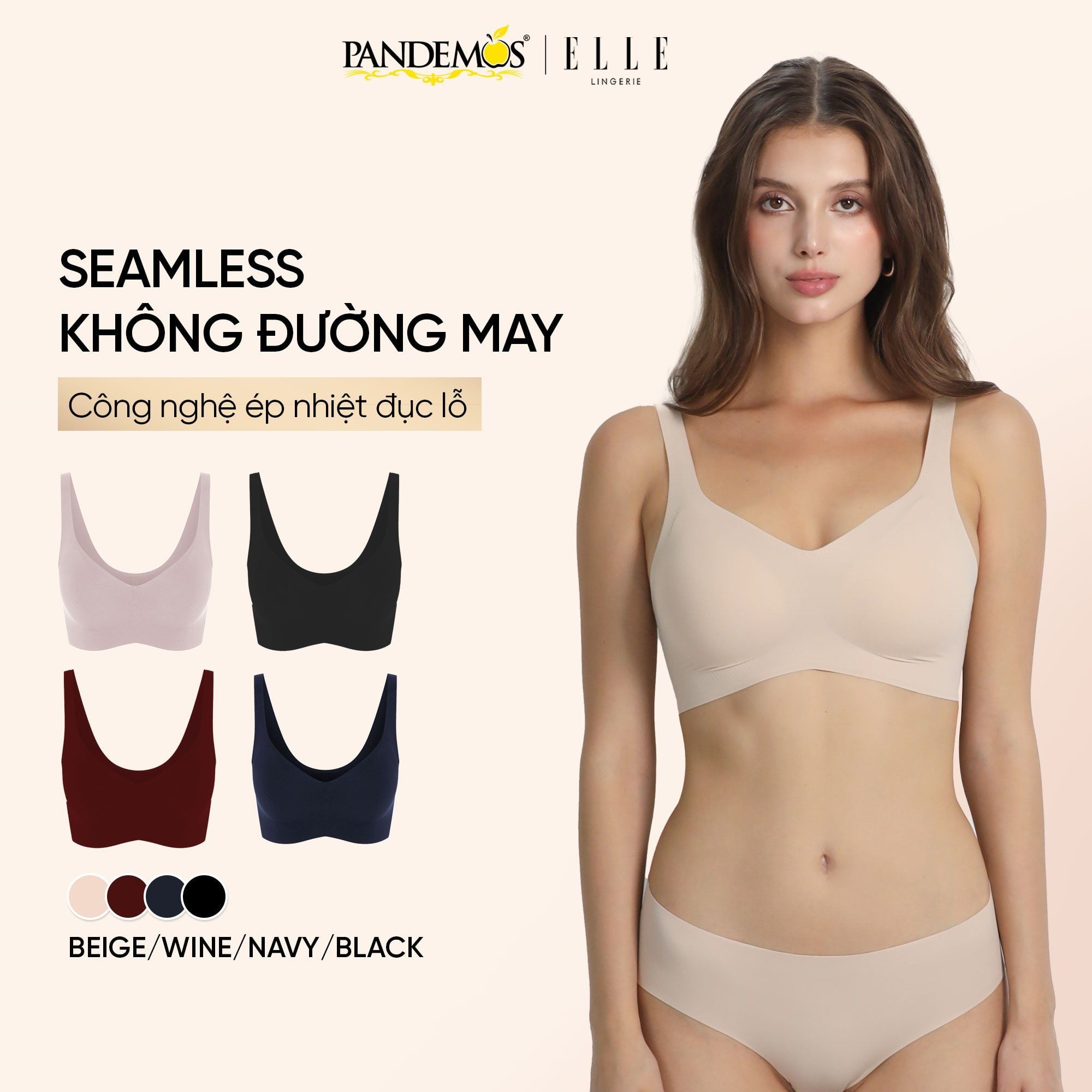  Áo ngực Elle không đường may 
