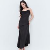  Đầm ngủ nữ ELLE LN2605 hai dây dáng dài phối ren 