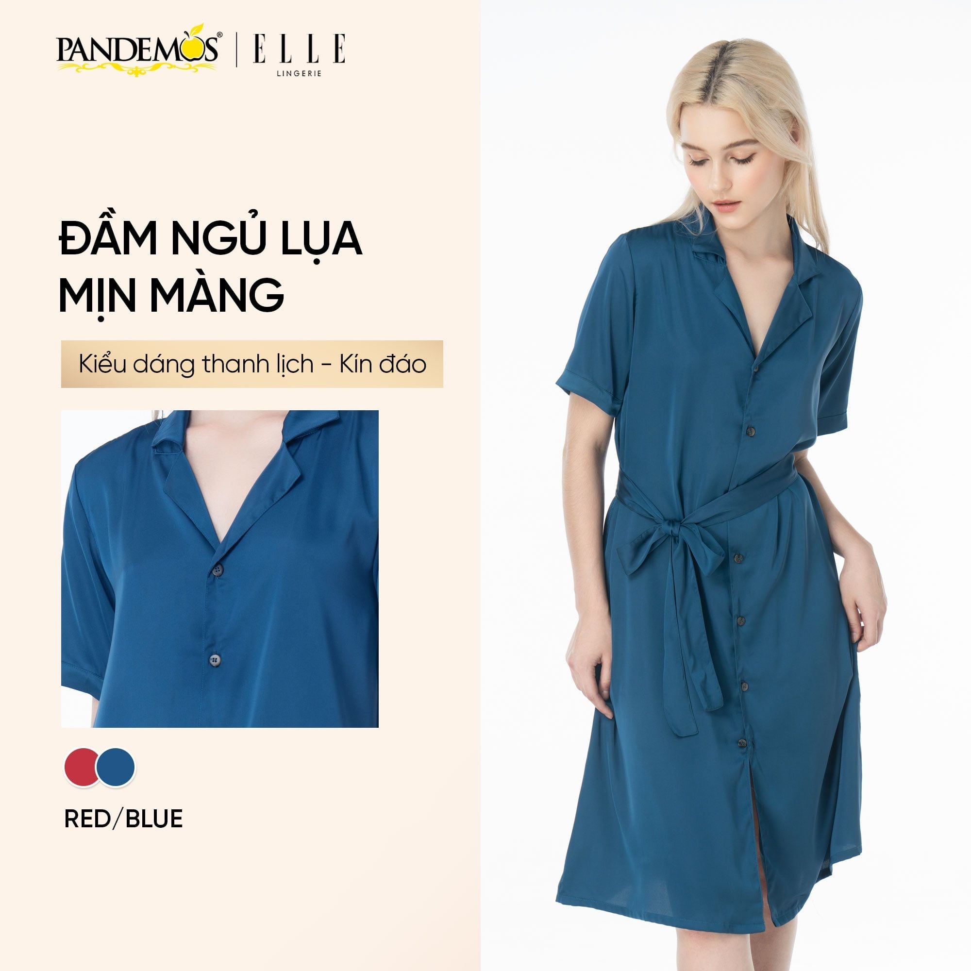  Đầm ngủ Elle ngắn 