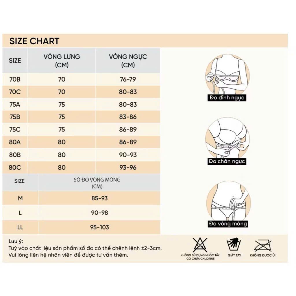  Áo ngực Elle không đường may 