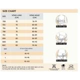  Áo ngực Elle cúp ngang dây tháo rời 