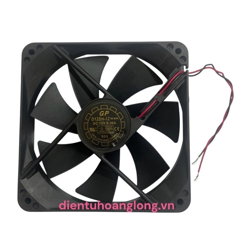 Quạt 12X12X2.5 ( 12V  - 0.3A ) tháo máy