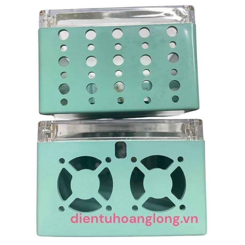 Hộp 200 XANH mica phay sẵn 2 quạt