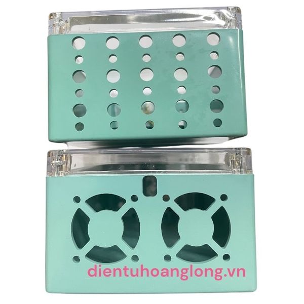 Hộp 200 XANH mica phay sẵn 2 quạt 