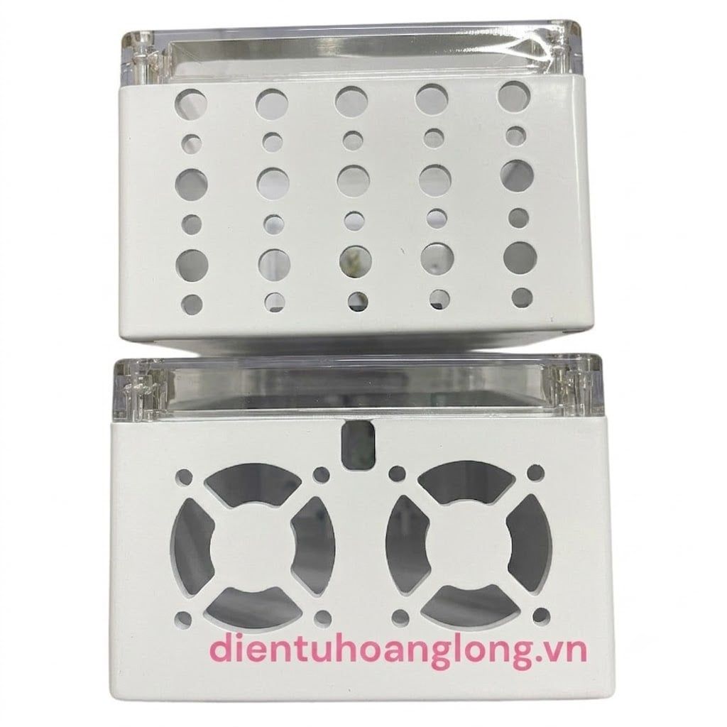 Hộp 200 TRẮNG mica phay sẵn 2 quạt